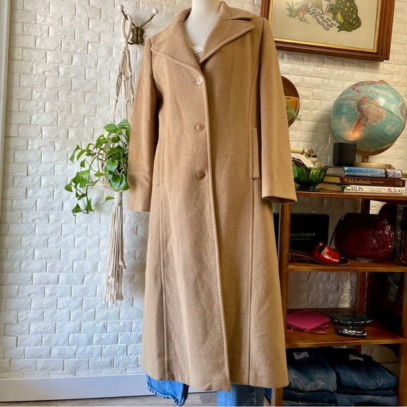 Vintage Collection Fifty Nine 100% Italian Baby Camel Hair Long Coat - Picture 2 of 16